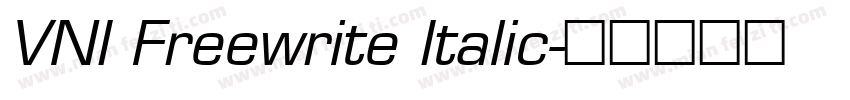 VNI Freewrite Italic字体转换